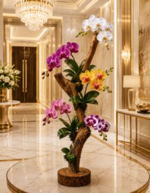 Suporte para Orquídeas em Galho Natural